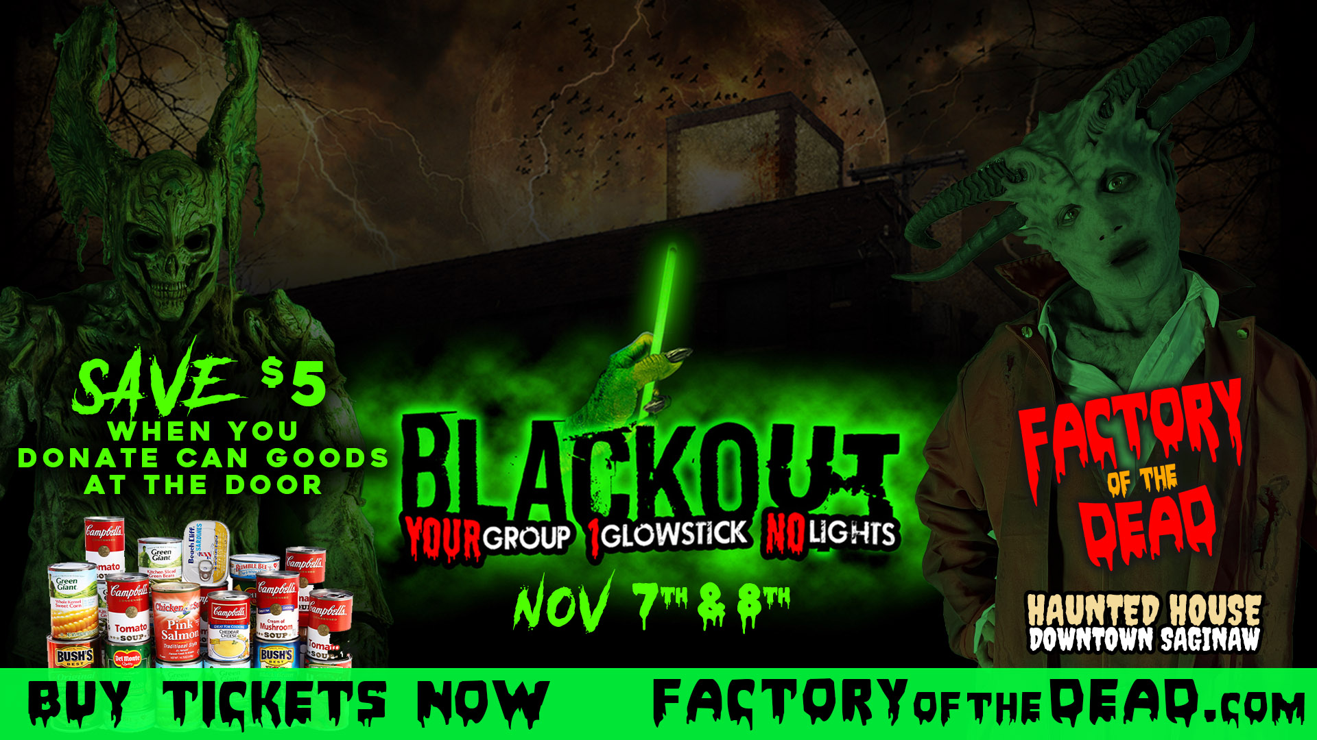 Factory of the Dead - BLACKOUT Can Good